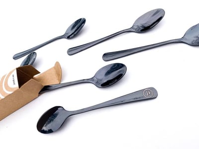 Black Mini Espresso Spoon - 1piece