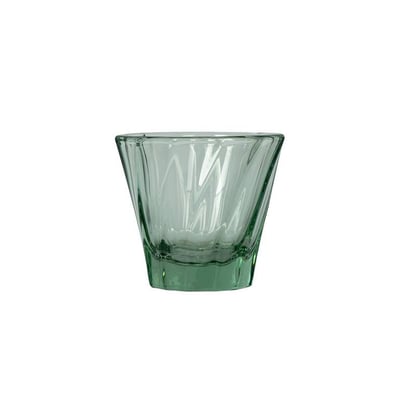 URBAN GLASS 70ML ESPRESSO TWISTED GLASS GREEN