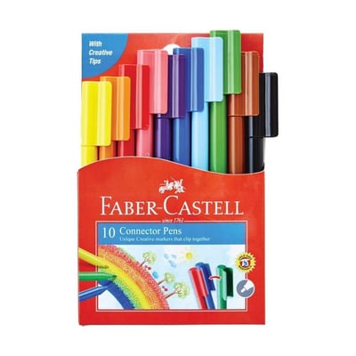 الوان فلوماستر 10 لون Faber-Castell