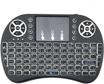 لوحة مفاتيح لاسلكية -mini keyboard -من باكليت