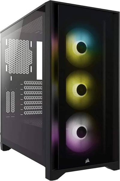iCUE 4000X RGB Tempered Glass Mid-Tower ATX Case — Black