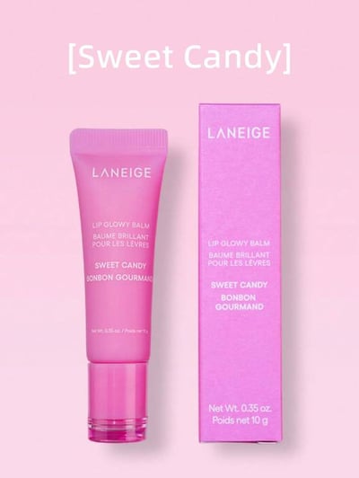 Laneige 10 جرام من بلسم شفاه كوري بلمعة ، بلسم شفاه مرطب بشمع الشيا، خفيف الوزن، يرطب ويلون الشفاه بأحلى الدرجات الحلوة ،مكياج كوري مناسب للشفاه الجافة