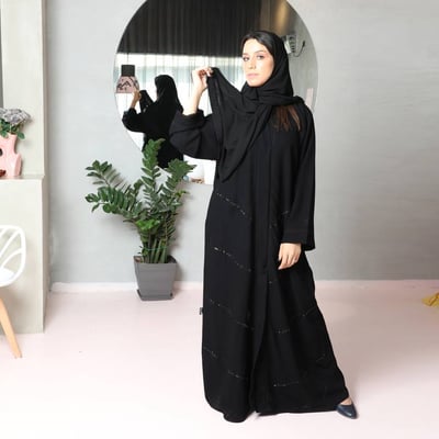 عباية الفخامة شك أسود