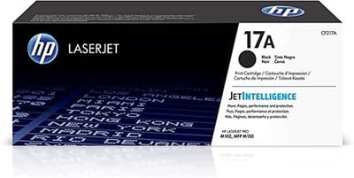 خرطوشة مسحوق حبر أسود أصلية HP 17A Black LaserJet