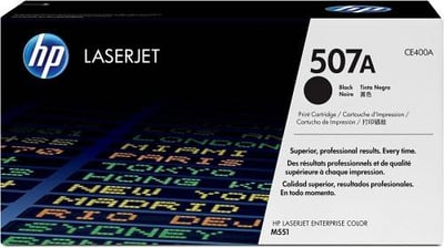 اتش بي 507A خرطوشة حبر ليزر جيت اصلي, اسود - CE400A