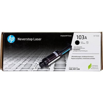 خرطوشة مسحوق الحبر الأسود الأصلية HP 103A Black LaserJet - (Cf 103A),