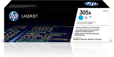 خرطوشة مسحوق الحبر السماوي الأصلية HP 305A لطابعات LaserJet - CE411A