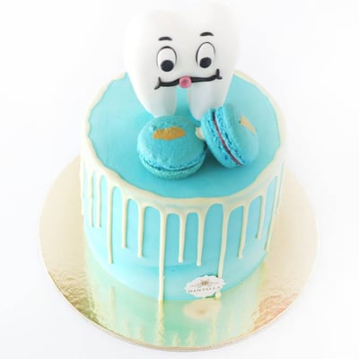   blue Tooth Cake 
