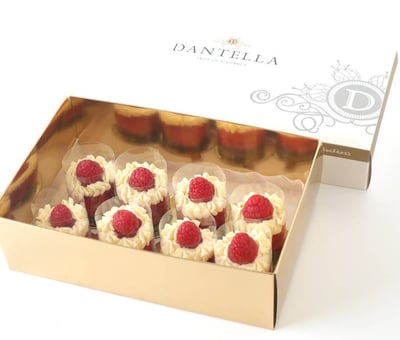 Mini Red Velvet  Cheesecake Box 