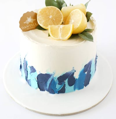 blue lemon cake