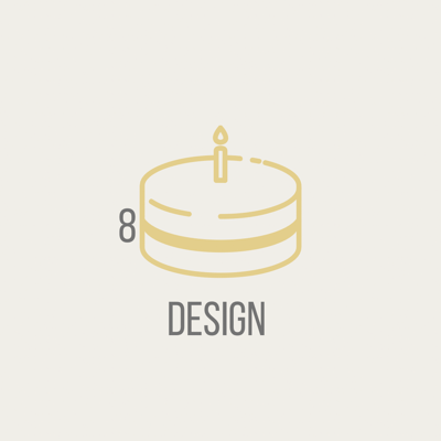  Design eight inch single 