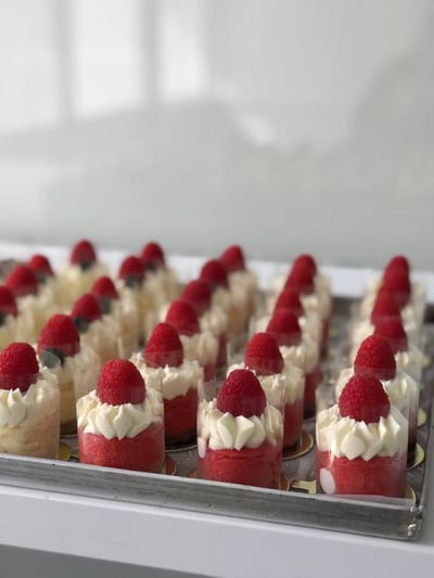Mini cheesecake by pieces