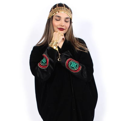 عباية شتوية مخمل