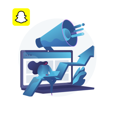 حملة تسويقية عبر سنابشات من 9000 حتى 11500 تحويل  (التحويل لا يعني مبيع مؤكد)
