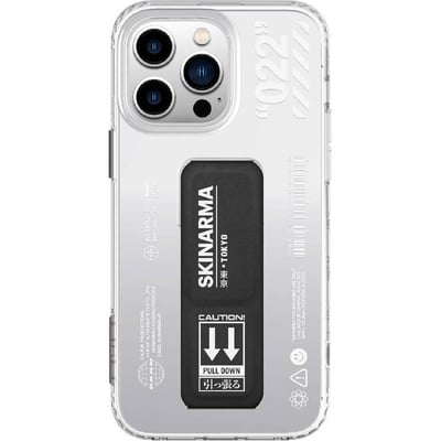 سكينارما‎‎ ‎Taihi Sora‎  ‎غلاف خلفي للجوال مزود مع حزام‎ ‎for iPhone ‎14‎ Pro‎ ابيض +اسود‎