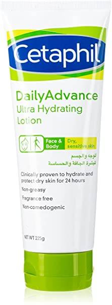 سيتافيل لوشن  225 مل للوجه والجسم Cetaphil Daily Advance 