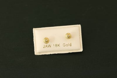 حلق ذهب طبي اسباني عيار18