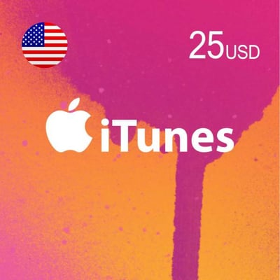 بطاقة ايتونز أمريكي 25 دولار
