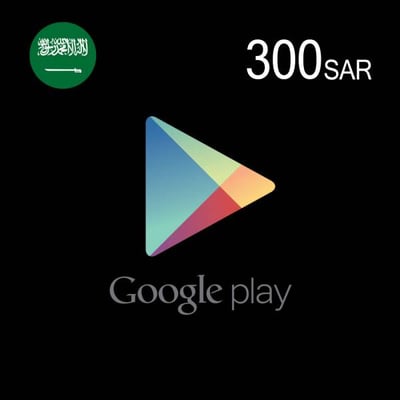 بطاقه جوجل بلاي سعودي 300 ريال