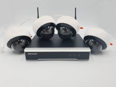HIKVISION WIFI CAMERA KIT- 4DOME+4CHANNEL NVR +1TB HDDNK44W1H-1T(WD)(O-STD)/EU
