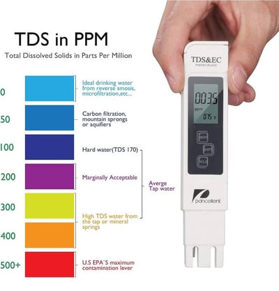 جهاز قياس ملوحة الماء والمحاليل TDS&amp;EC