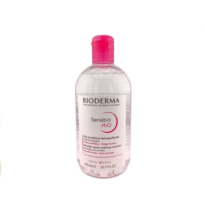 Bioderma Sensibio H2O Micellar Cleansing and Makeup Remover Solution for Sensitive Skin - 500ml.