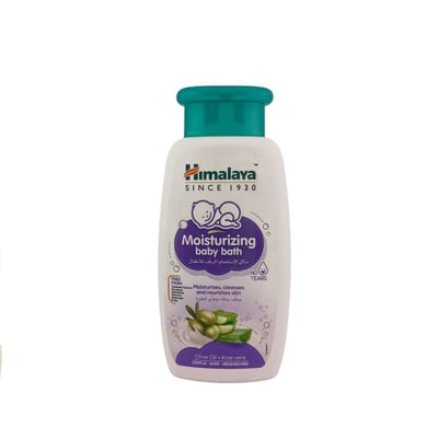 Himalaya Moisturizing Baby Bath with Olive Oil & Aloe Vera - 200ml