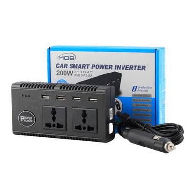 محول كهرباء 12V TO 220V 200W PI101