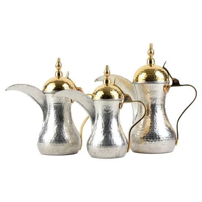 دلة تراثيه نحاس 3 قطع 311109 07-332