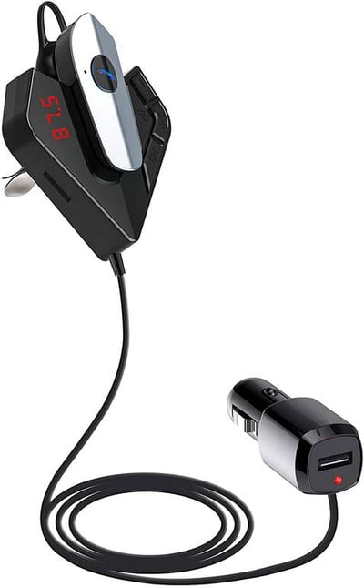 V12 Bluetooth5.0 Car Kit MP3 Player USB Charger Handsfree Call FM Transmitter BT Earphone