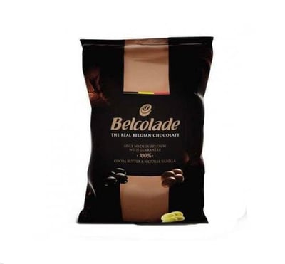 شوكولاته بيلكولاد اقراص بالحليب 5 كيلو belcolade