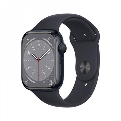 ساعة أبل الاصدار 8 مقاس 41 ملم  (Apple Watch Series 8 black) GPS - اسود
