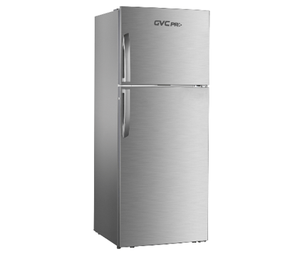جي في سي برو ثلاجة و فريزر علوي، 15 قدم، فضي - GVRF-750S