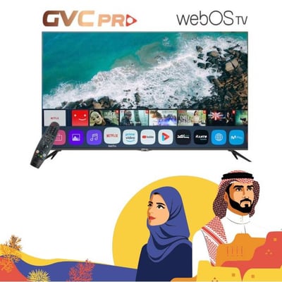 شاشة سمارت نظام WebOs جي في سي برو 75 بوصه - مع ريموت ماجيك
