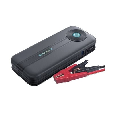 بطارية ومشغل سيارة بسعة 20000 mah وقوة 3000 أمبير من راف باور - أسود	