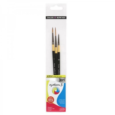 طقم فرش رسم اكريلك 301 ديلر روني System 3 