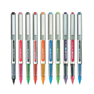 قلم يوني بول 157 طقم 10 لون