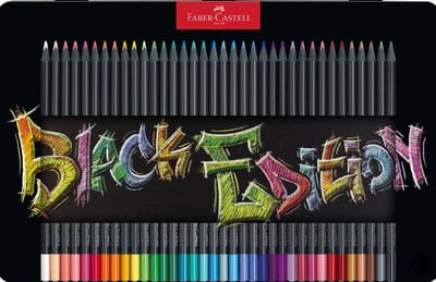 أقلام تلوين خشبية 36 لون Black Edition 