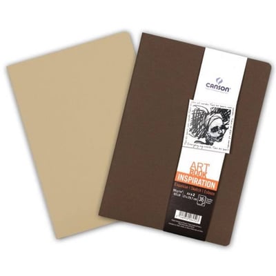 طقم 2 سكتش رسم Art book  بيج - بني