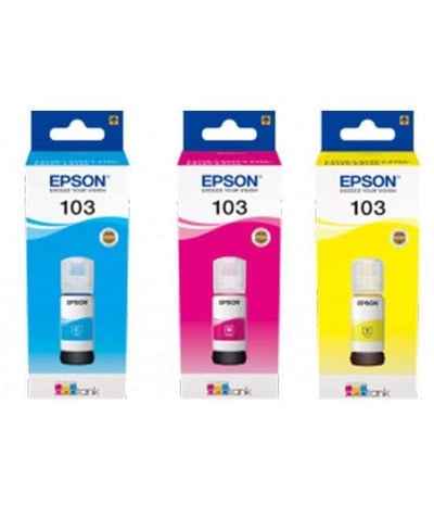 حبر ابسون Epson 103 ايكوتانك ملون