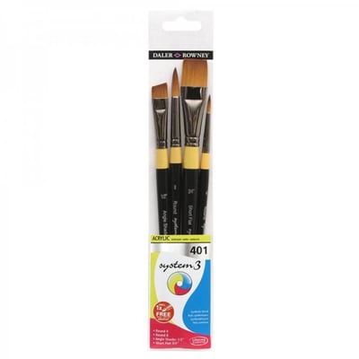 طقم فرش رسم اكريلك 401 ديلر روني System 3 