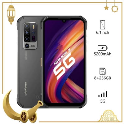 Ulefone Armor 11 IP68 / IP69K 5G الهاتف  الوعر الذكي مع رؤية ليلية بالأشعة تحت الحمراء