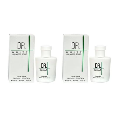 طقم قطعتين تي أر آي عطر دكتور وايت للرجال - أو دو تواليت - 100 مل