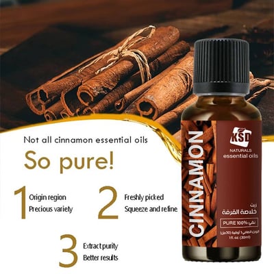 KSD زيت القرفة العطري شفاف 30مل