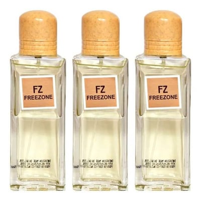 طقم 3 قطع تي أر آي عطر FZ فري زون للرجال - أو دو تواليت - 100 مل