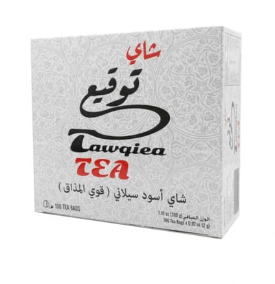 شاي توقيع اسود ظروف 100 كيس
