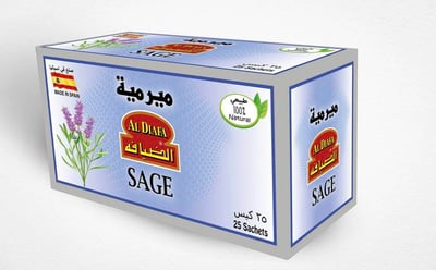 اعشاب الضيافة ميرمية ظروف مغلفة 25 كيس