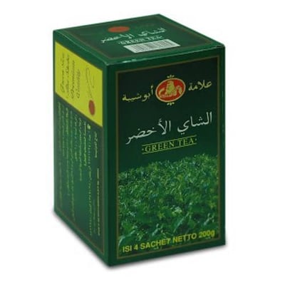 شاي ابوشيبة اخضر علبة كرتون - خشن 200 جرام