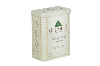 شاي أبوجبل اسود علبة معدنية - ورقة طويلة 200 جرام