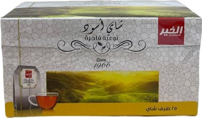 شاي الخير اسود ظروف 25 كيس